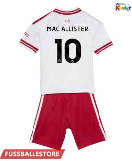 Günstige Liverpool Alexis Mac Allister #10 Auswärts Trikotsatzt Kinder 2026-27 Kurzarm (+ Kurze Hosen)